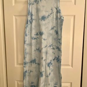 Blue tie dyed Maxi dress